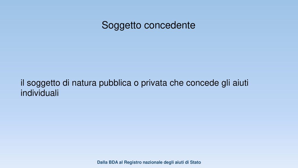 Registro Nazionale Degli Aiuti Di Stato Ppt Scaricare